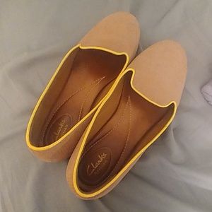 Clarks Beige Loafers